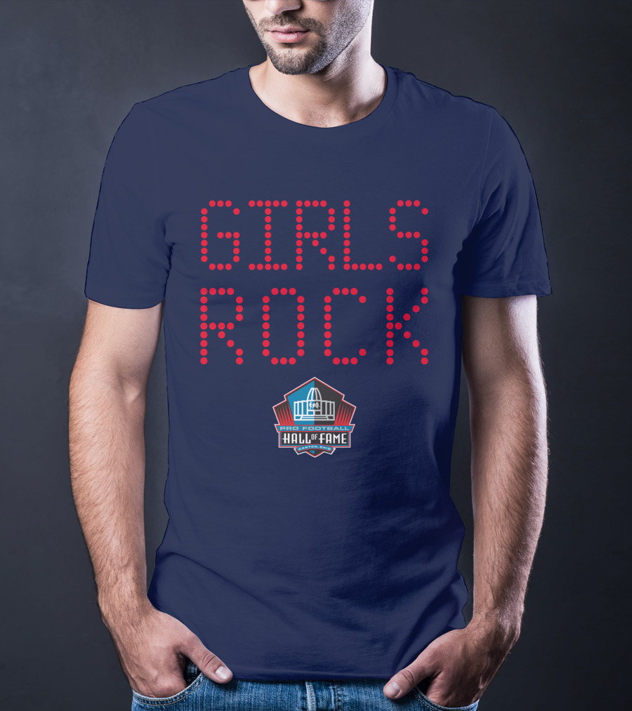 Pro Football Hall Of Fame Girls Rock Youth Merch T-Shirt