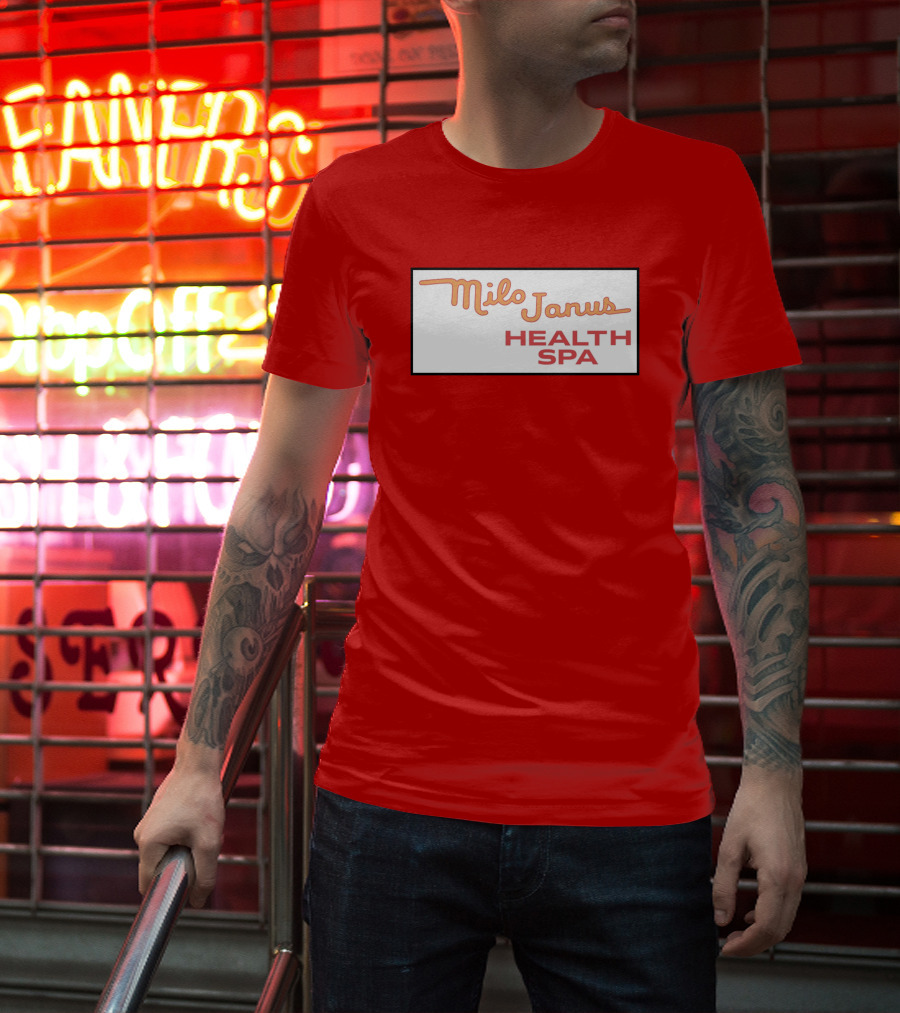Milo Janus Health Spa Columbo Phile Classic TV Reference T-Shirt