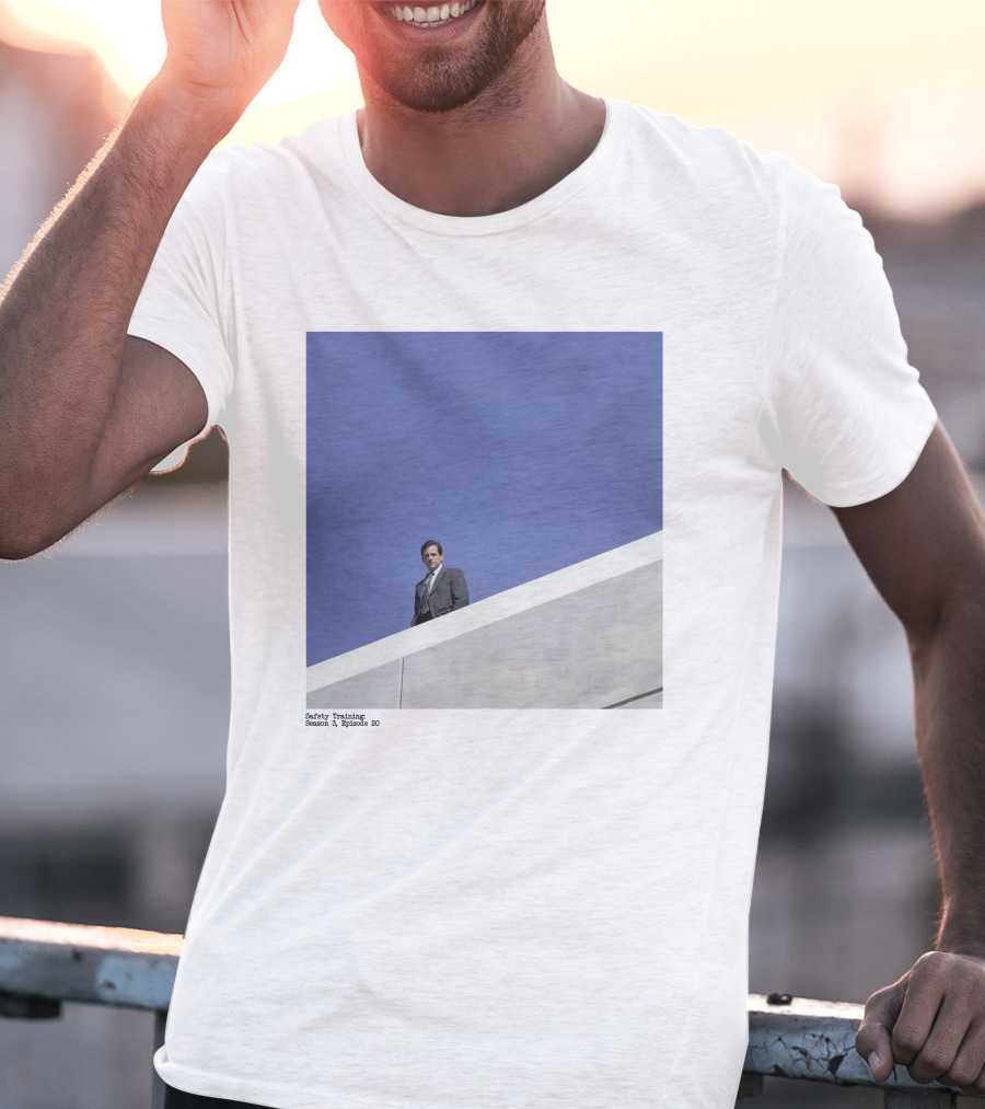 Safety Training Season 3 Episode 20 Roof Scene The Office Experience Store T-Shirt