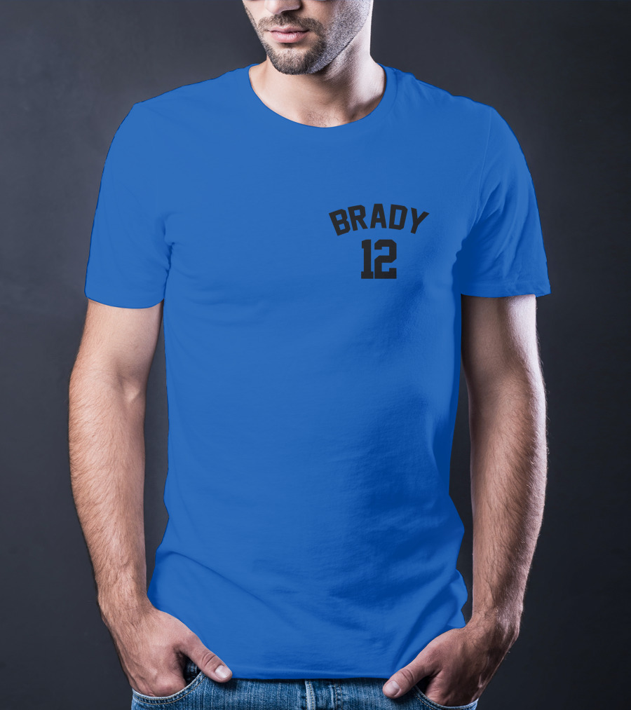 Brady 12 NFL JC Cornell Football Jersey T-Shirt