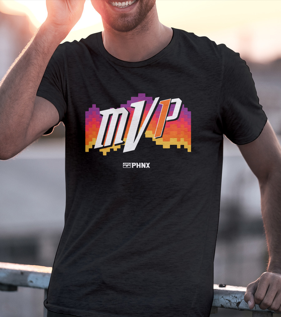PHNX Locker Store Merchandise MVP 1 Devin Booker Pixel Sunset T-Shirt