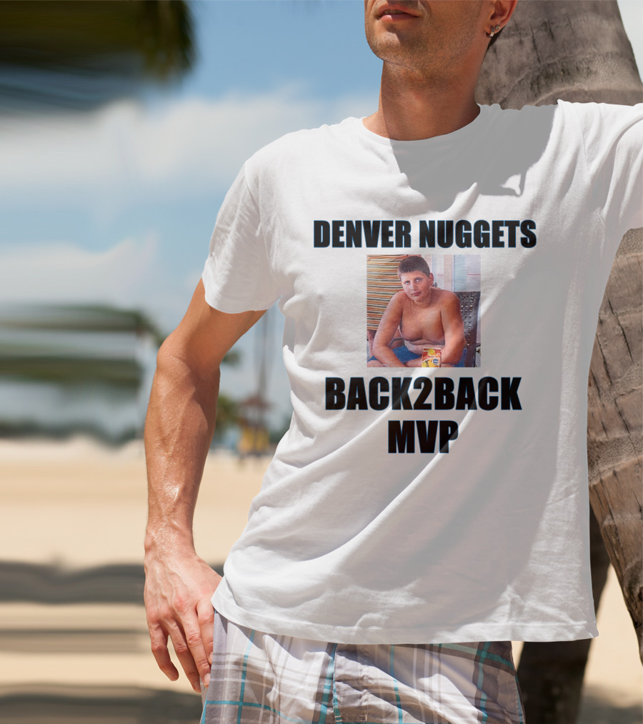 Denver Nuggets Jokic Back2back MVP Fans Only T-Shirt