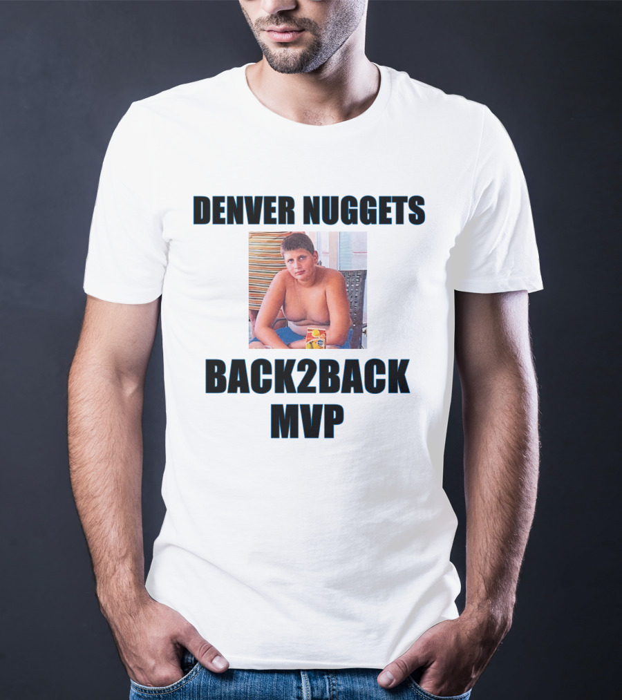 Denver Nuggets Jokic Back2back MVP Fans Only T-Shirt
