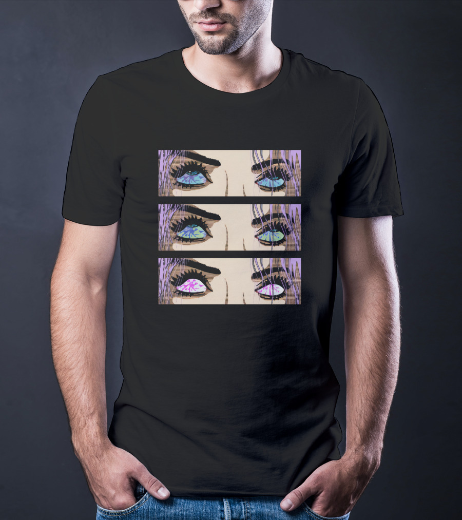 Fmuoasl Merch Good Enough Collection Pop Art Multi-Colored Eyes T-Shirt