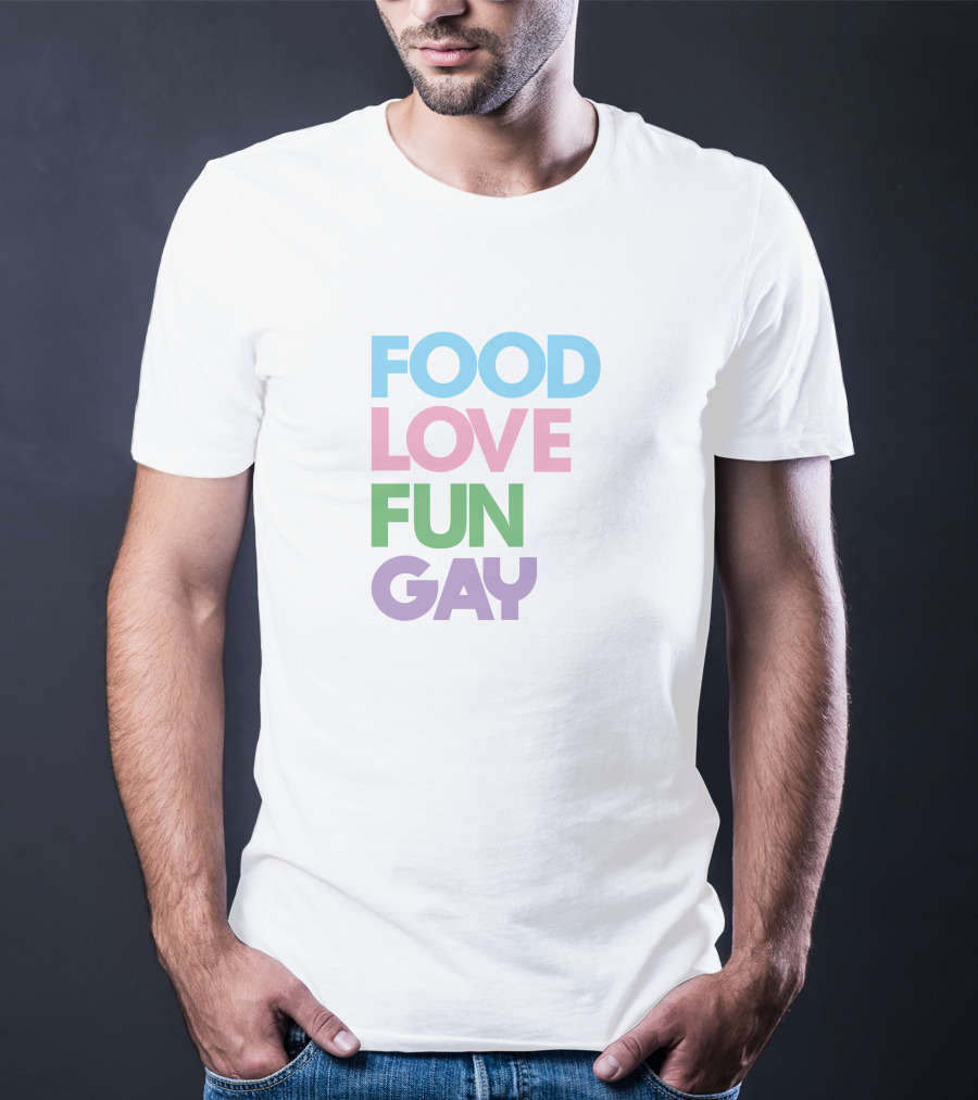 Try Guys Food Love Fun Gay Merch T-Shirt