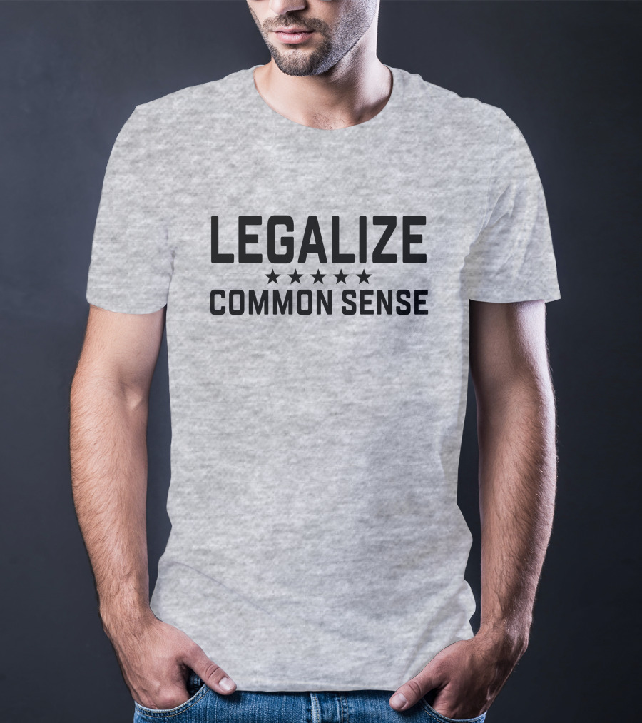 Hodgetwins Merch Legalize Common Sense Stars T-Shirt