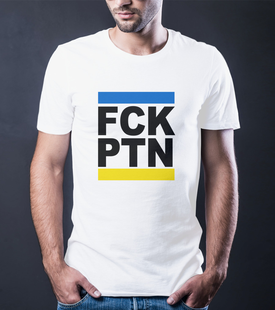 FCK PTN Blue Yellow Stripes T-Shirt