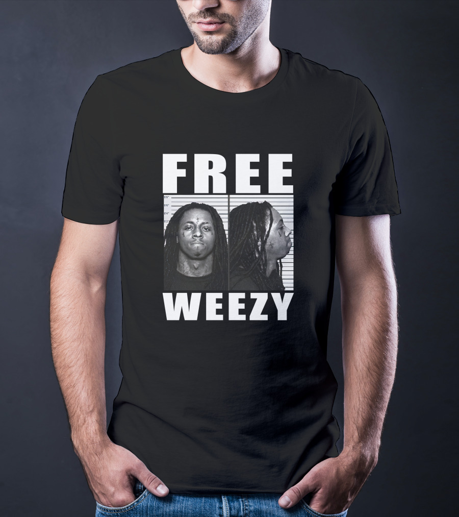 Lil Wayne Free Weezy Mugshot T-Shirt