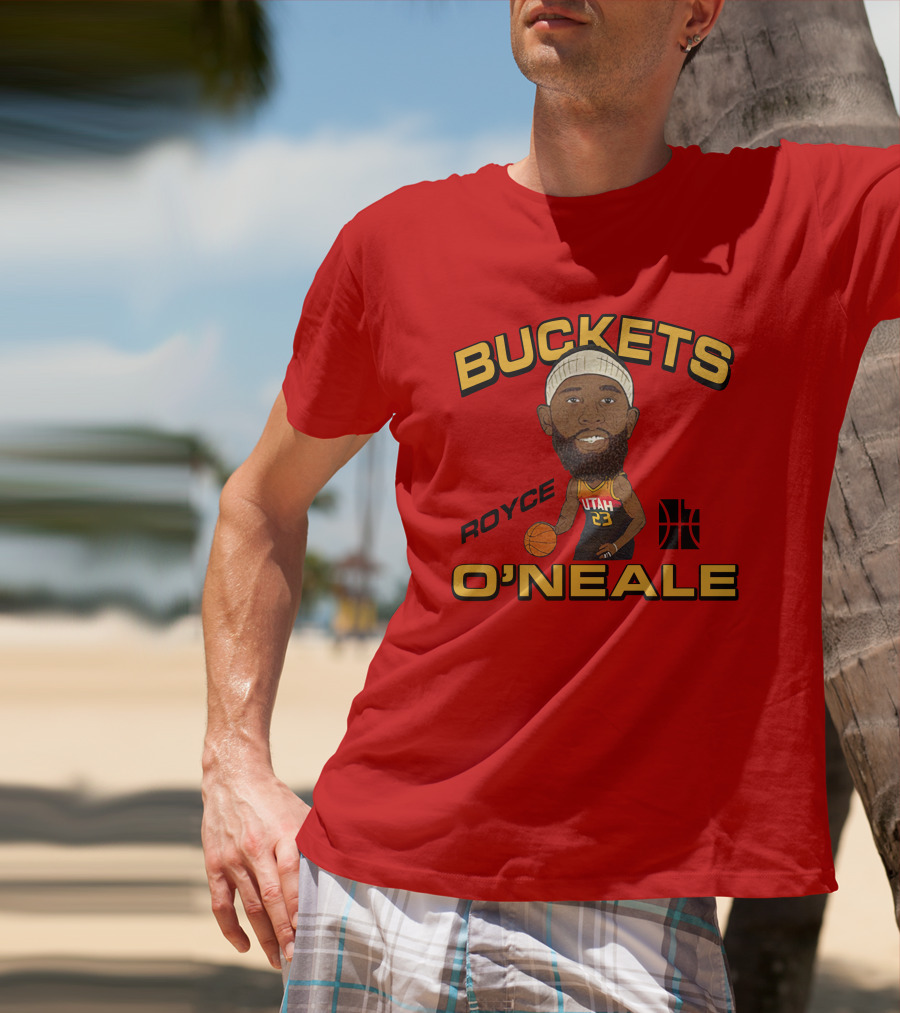 Buckets O'Neale Royce Utah Jazz Team Homage Merch T-Shirt