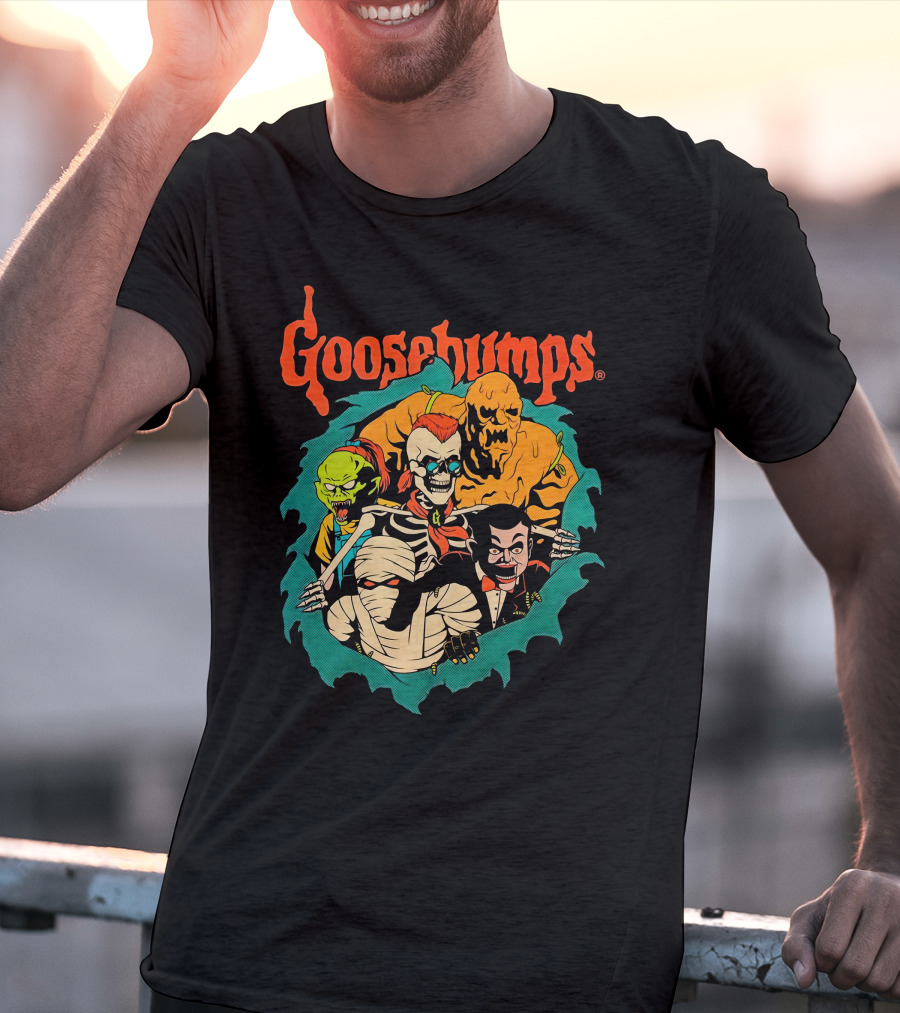 Goosebumps Creepy Co Mummy Monsters Retro Horror T-Shirt