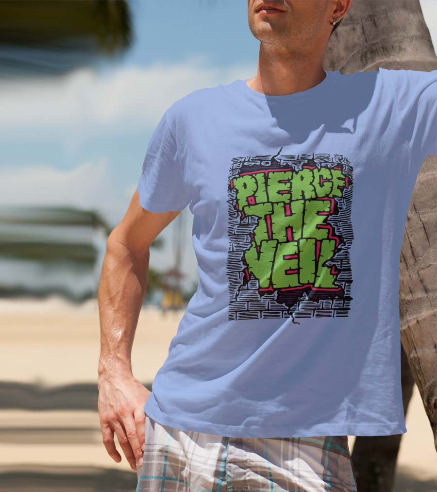 Pierce The Veil Freakish Beast Brick Wall T-Shirt