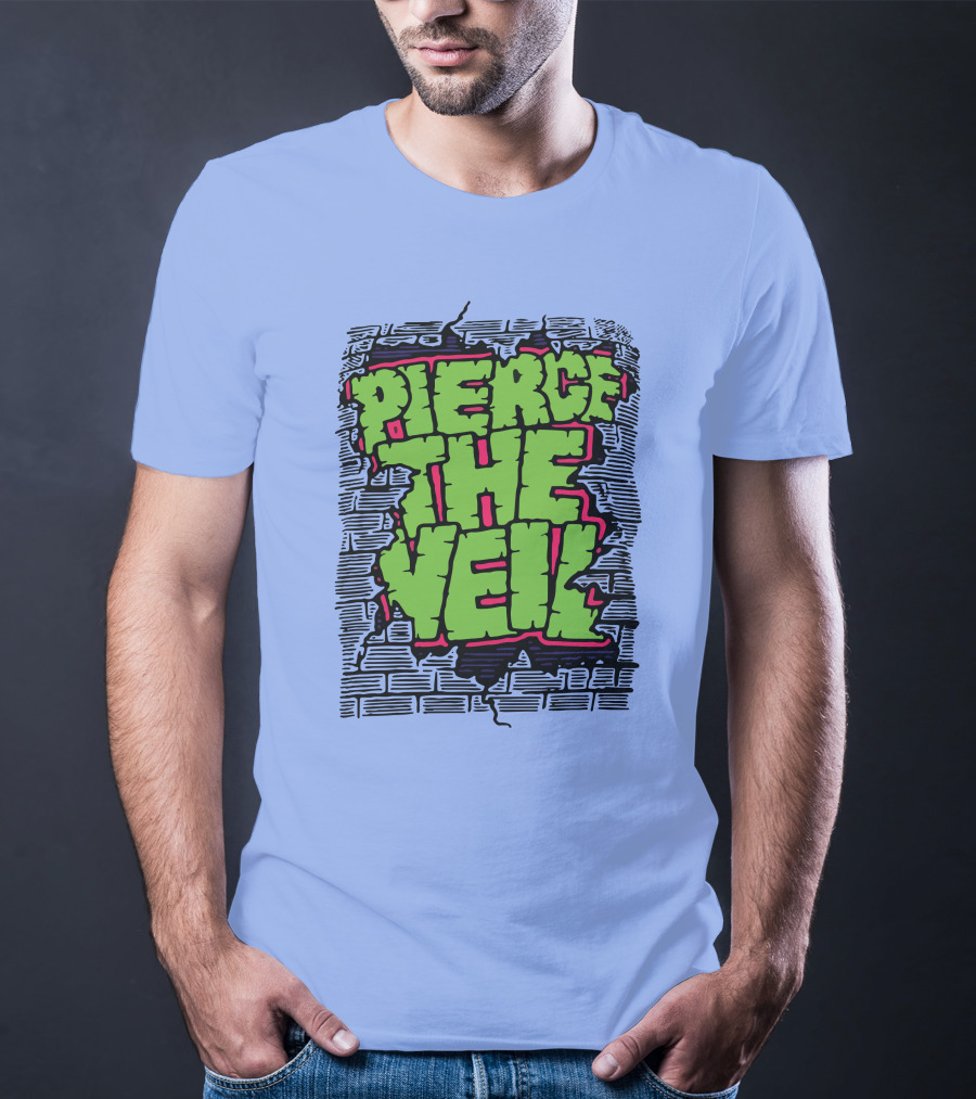 Pierce The Veil Freakish Beast Brick Wall T-Shirt