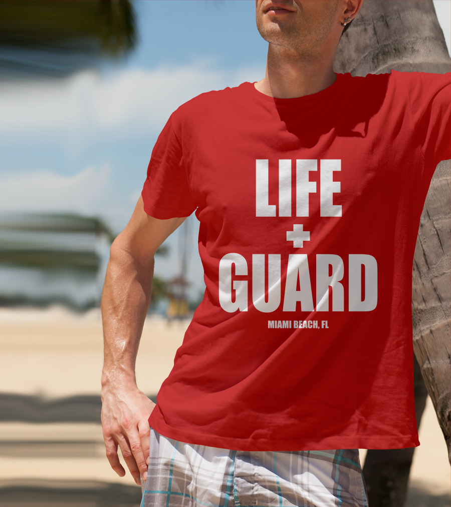 Lifeguard Miami Beach FL Thomas Sanders T-Shirt