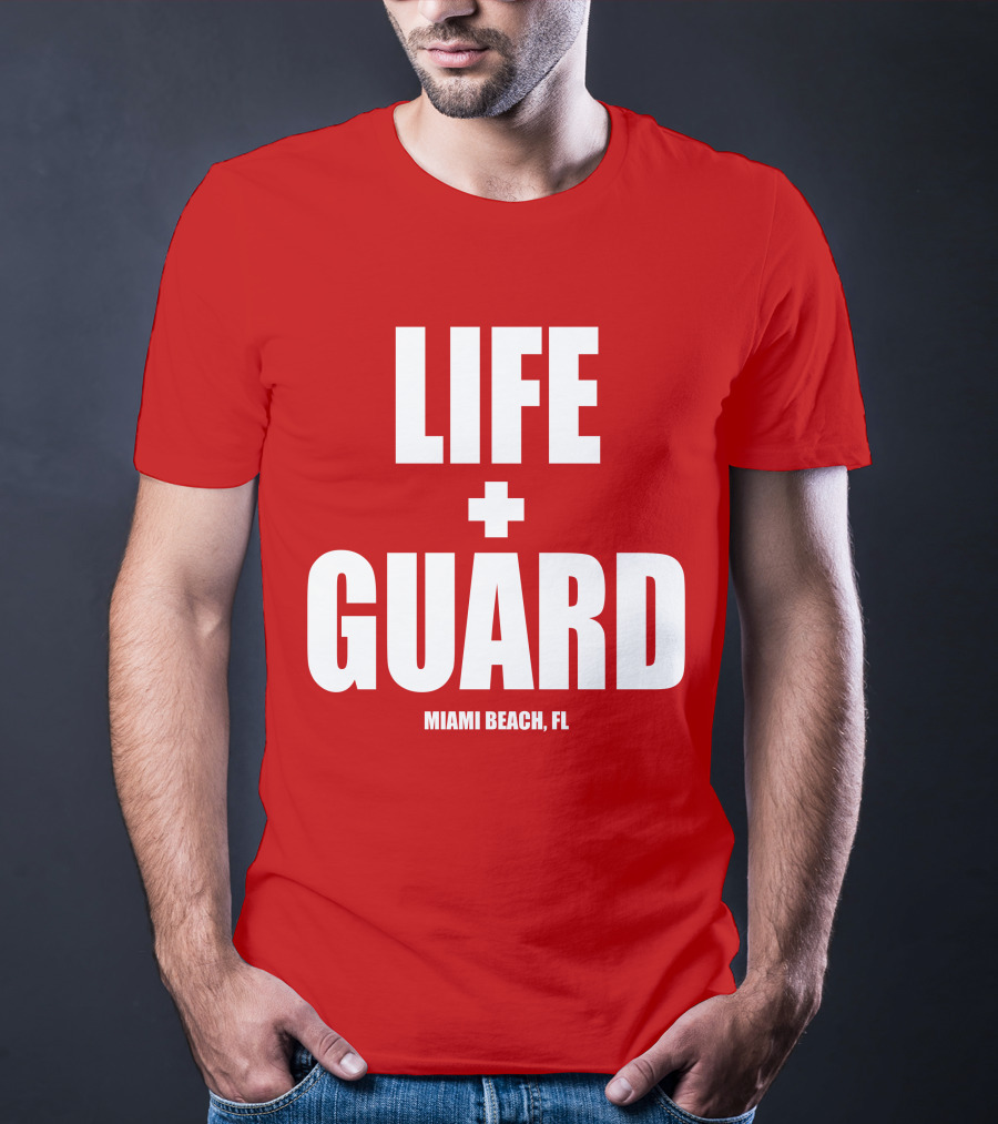 Lifeguard Miami Beach FL Thomas Sanders T-Shirt