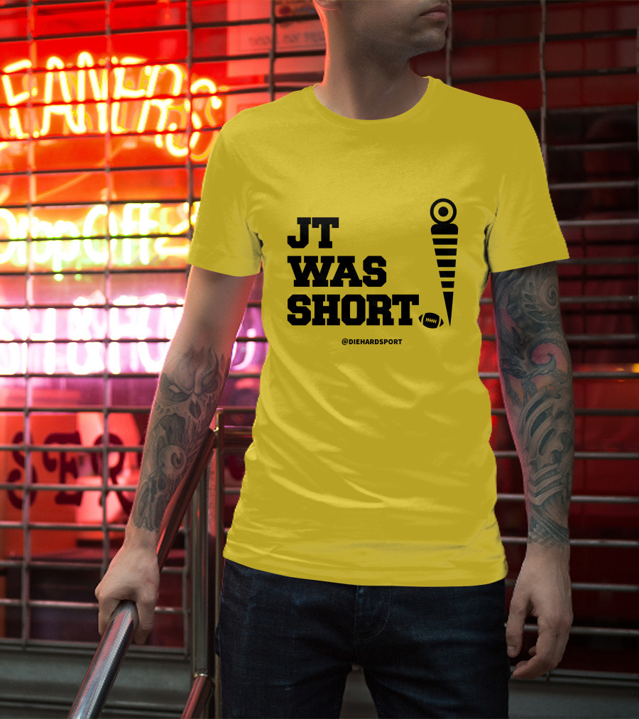 JT Was Short @DiehardSport Football Marker T-Shirt