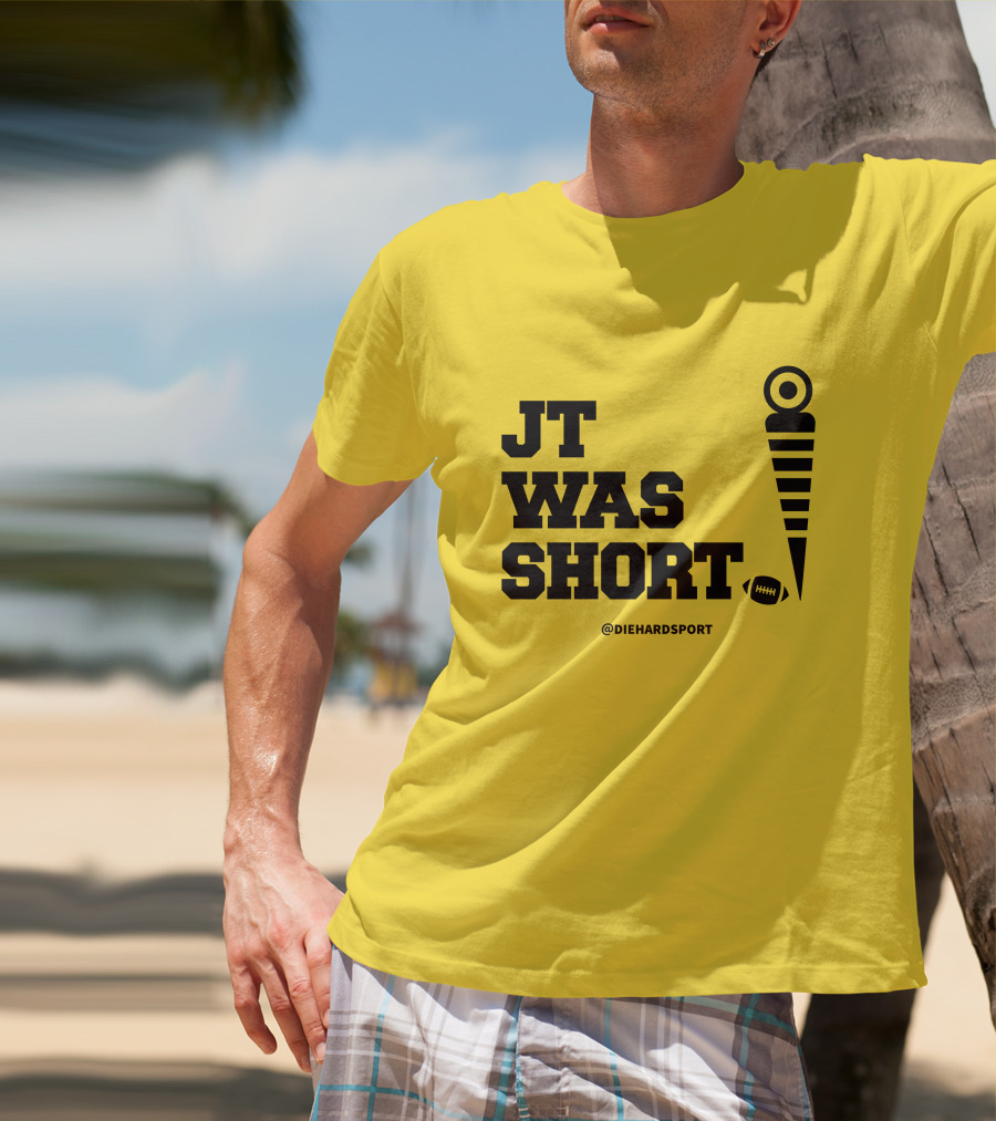 JT Was Short @DiehardSport Football Marker T-Shirt
