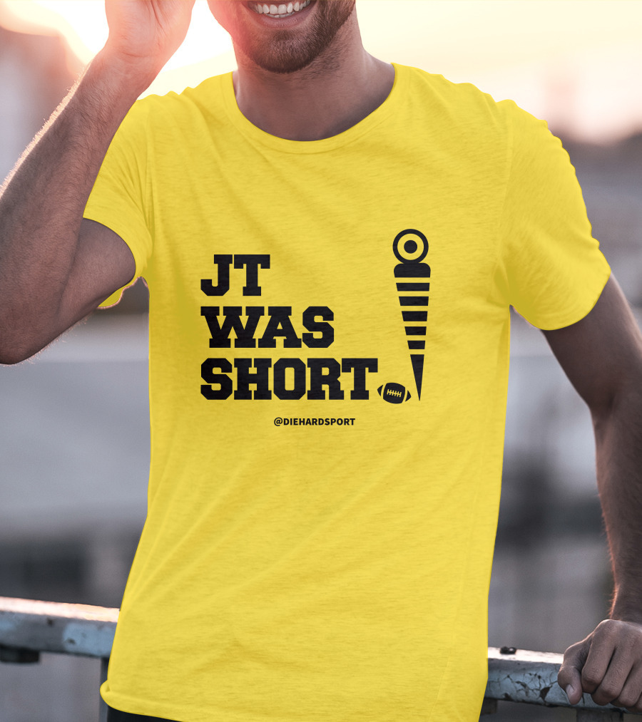 JT Was Short @DiehardSport Football Marker T-Shirt