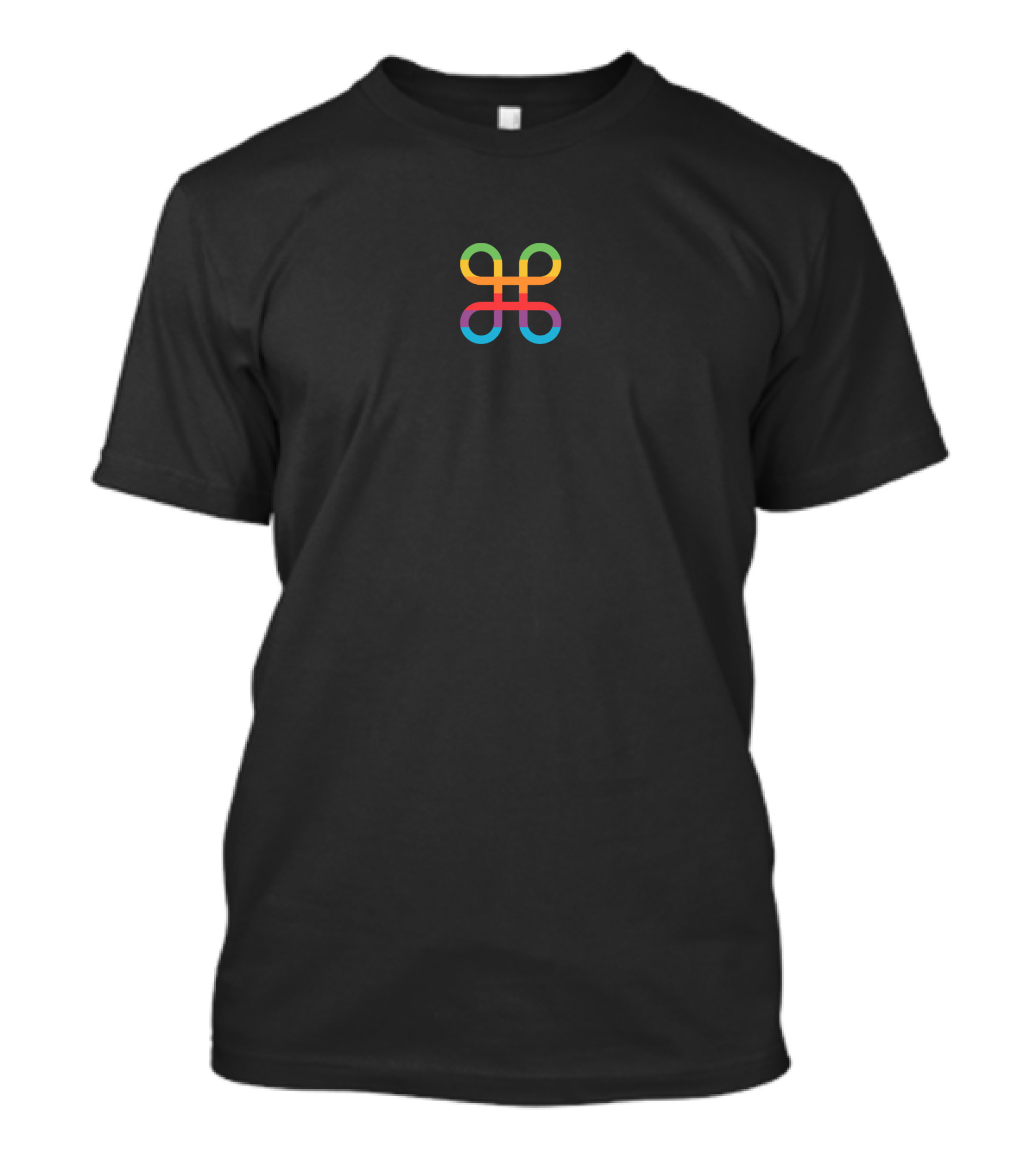 Macrumors Throwboy Rainbow Apple Command T-Shirt