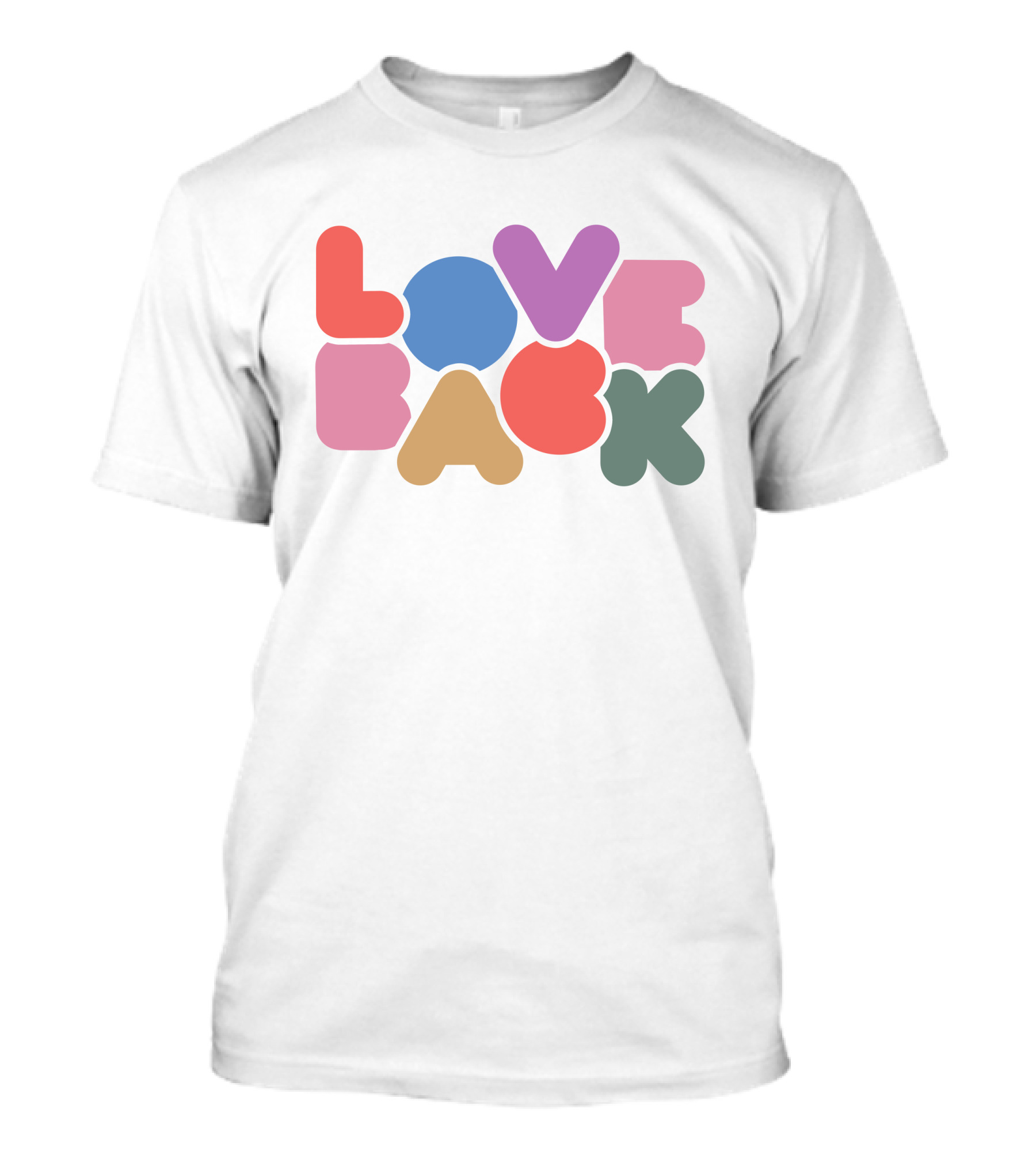 Love Back Merch Why Don't We Love Back Multicolor Bubbles T-Shirt