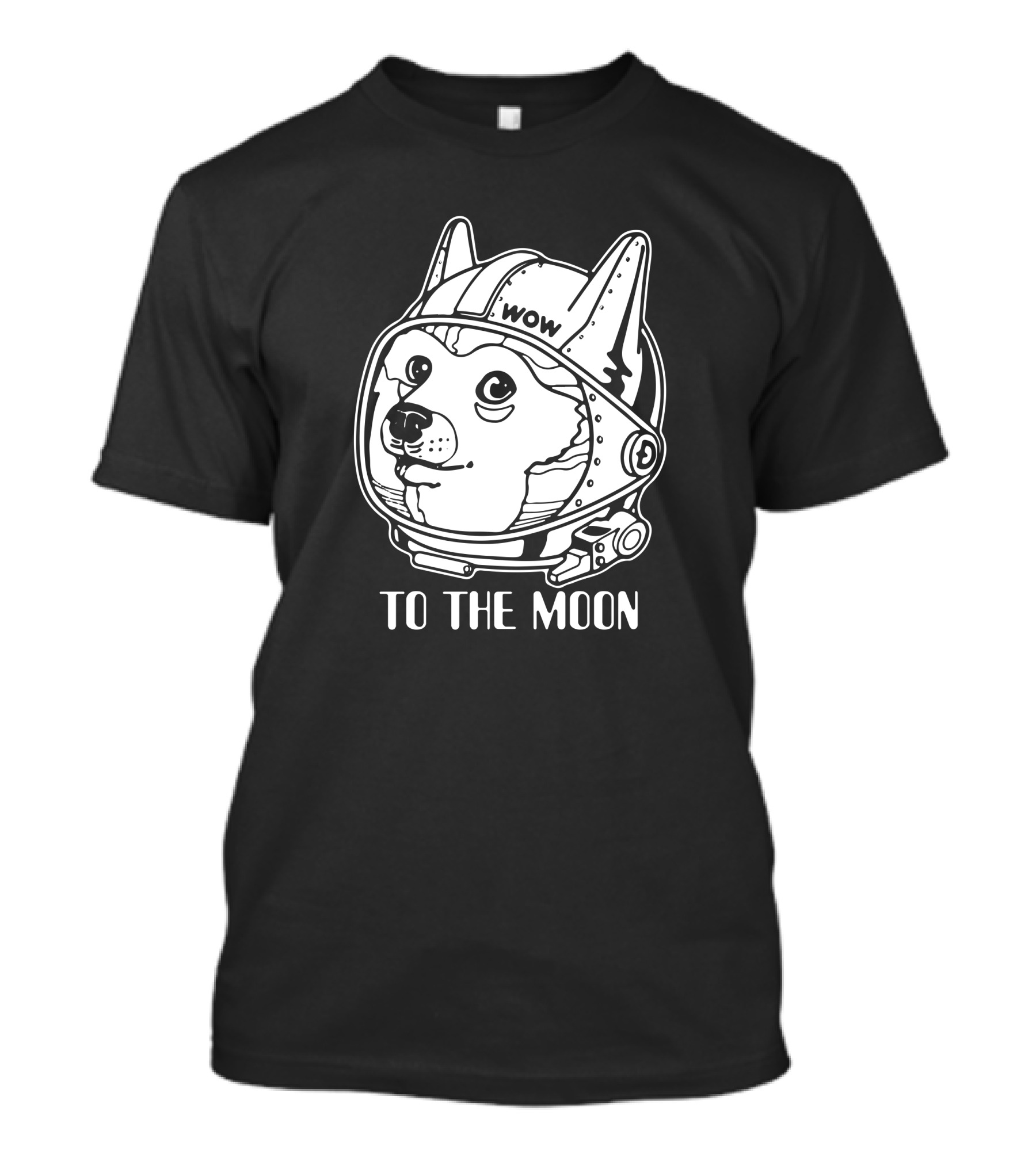 Wow Doge To The Moon Shiba Astrodoge T-Shirt