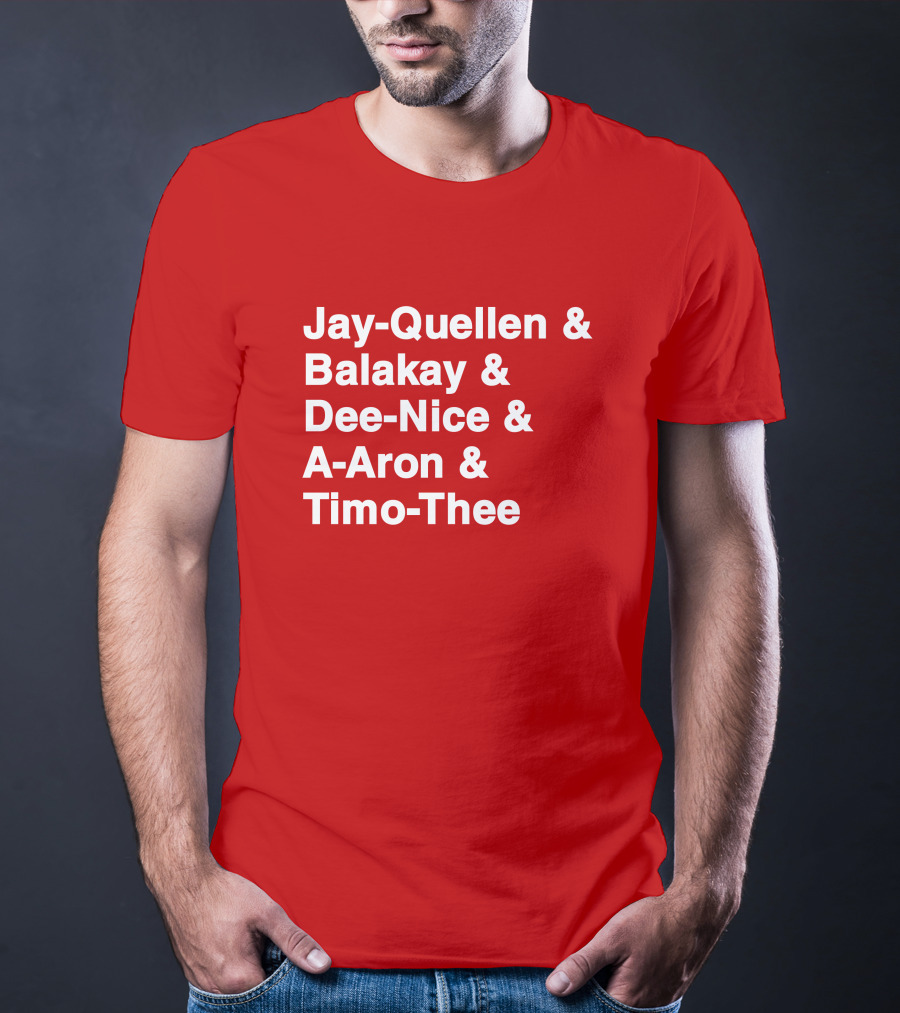 Jay Quellen And Balakay And Dee Nice And A-Aron And Timo Thee T-Shirt