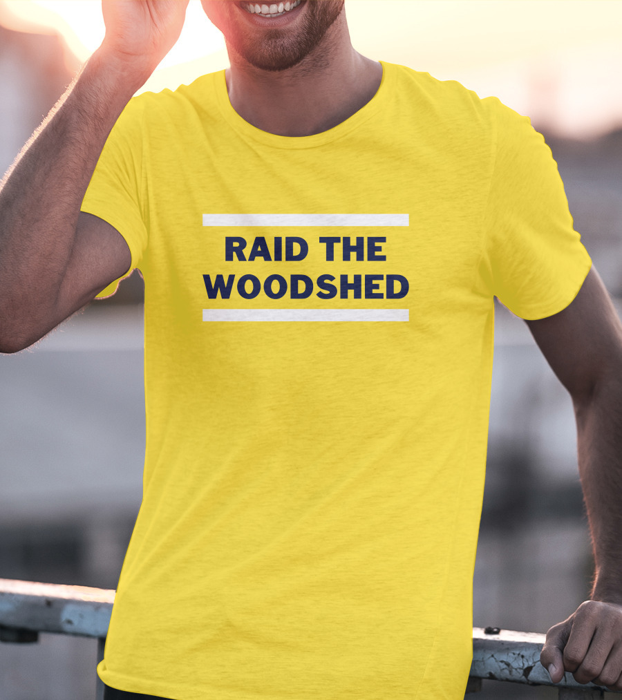 Dougie Tutter Raid The Woodshed Bold Yellow T-Shirt