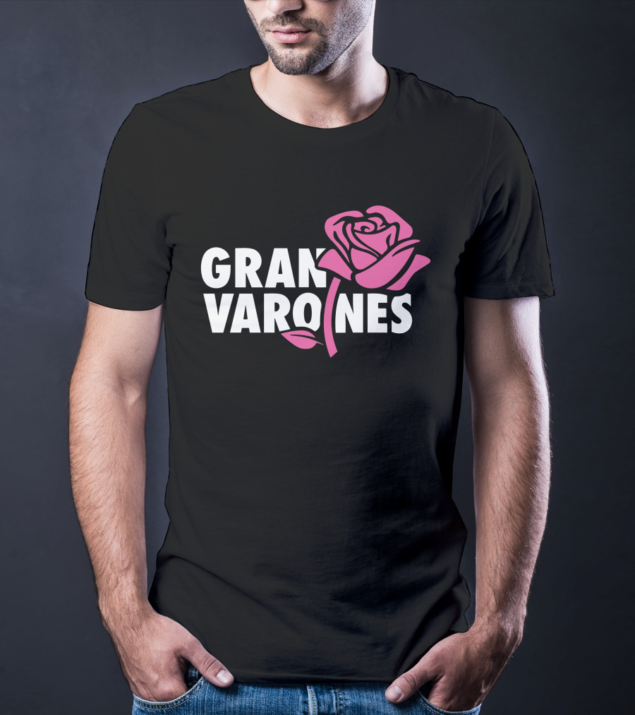 Gran Varones Rose Graphic Merch T-Shirt