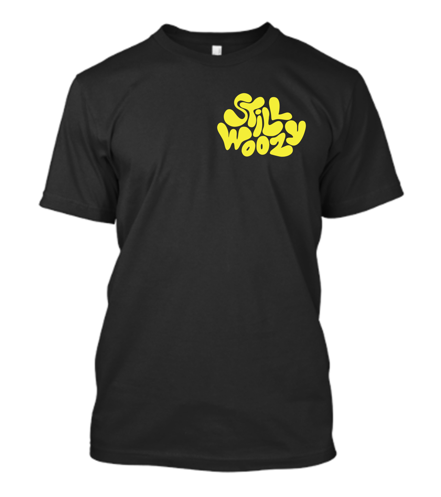 Still Woozy Yellow Text Merch T-Shirt