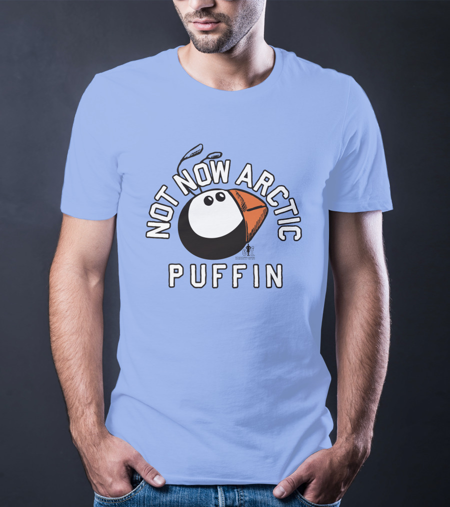 Not Now Arctic Puffin Mood Just Mike T-Shirt
