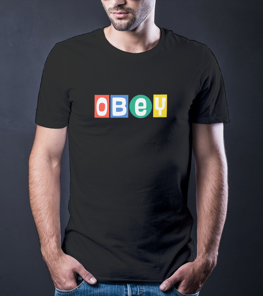 Tillys Obey Block Letter Merch T-Shirt