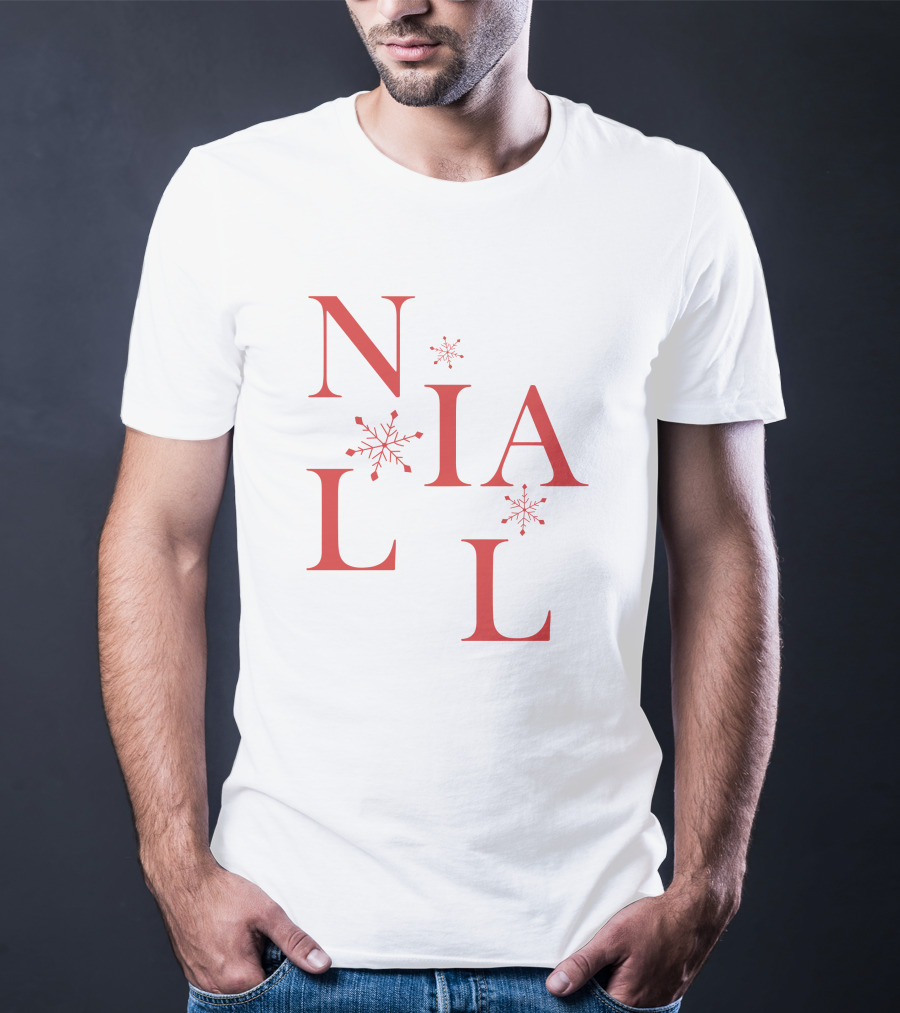 Niall Horan Holiday Merch Snowflake T-Shirt