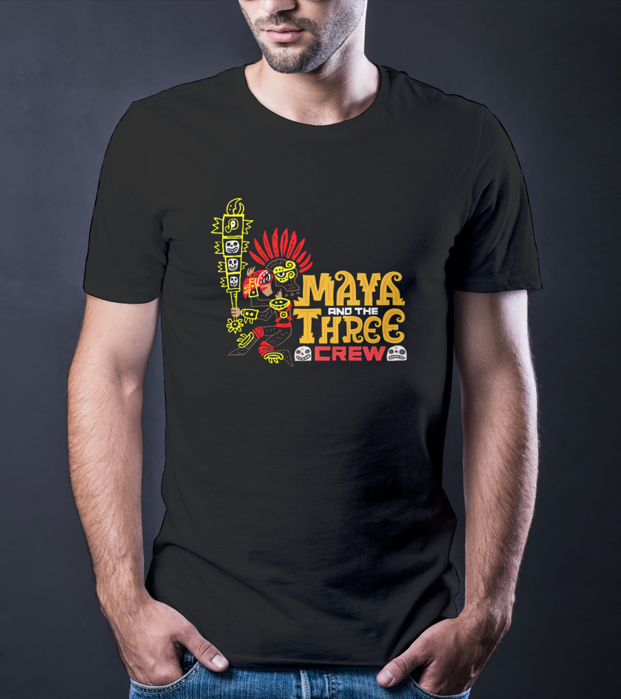 Maya And The Three Crew Jorge R Gutierrez Iconic Warrior T-Shirt