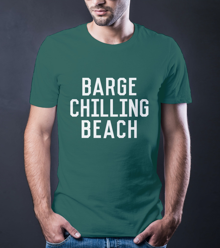 Barge Chilling Beach English Bay Vancouver Park BC Is Awesome T-Shirt