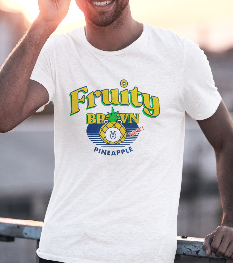 Fruity Brown Pineapple New T-Shirt