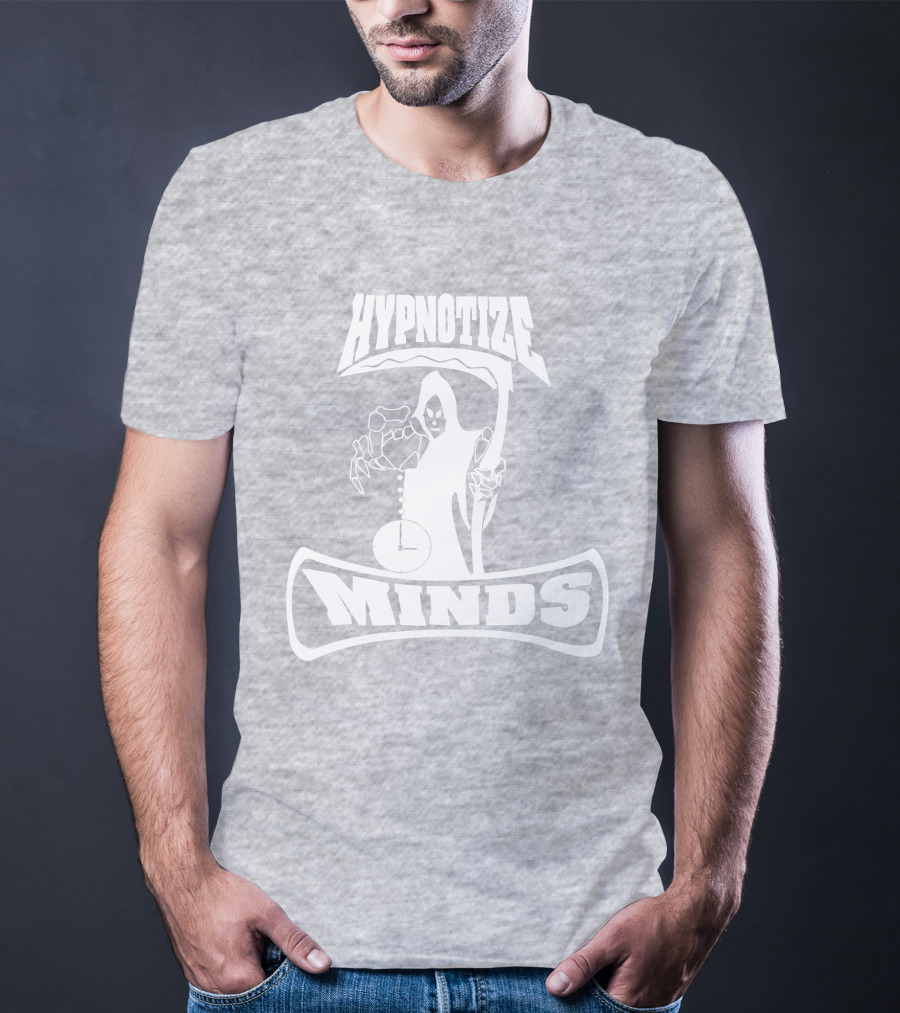 Three 6 Mafia Hypnotize Minds Grim Reaper Clock T-Shirt