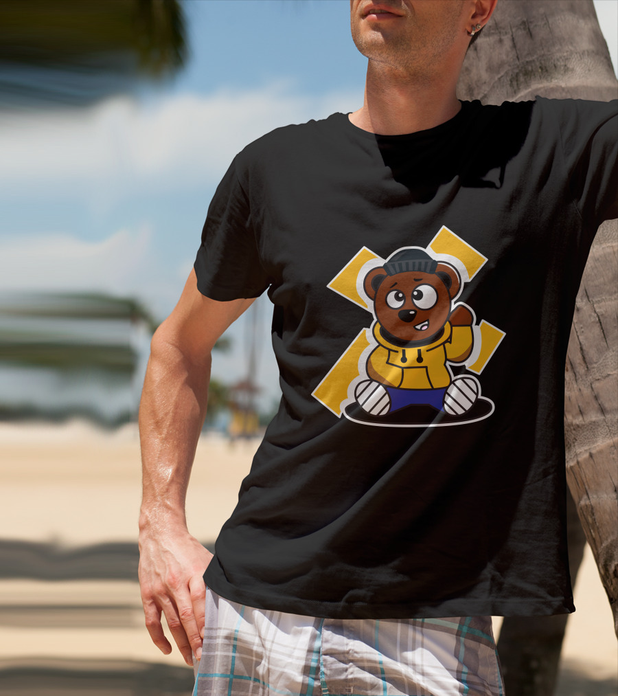 Milwaukee Bucks Jrue MotorolaUS Cross Eye Bear T-Shirt