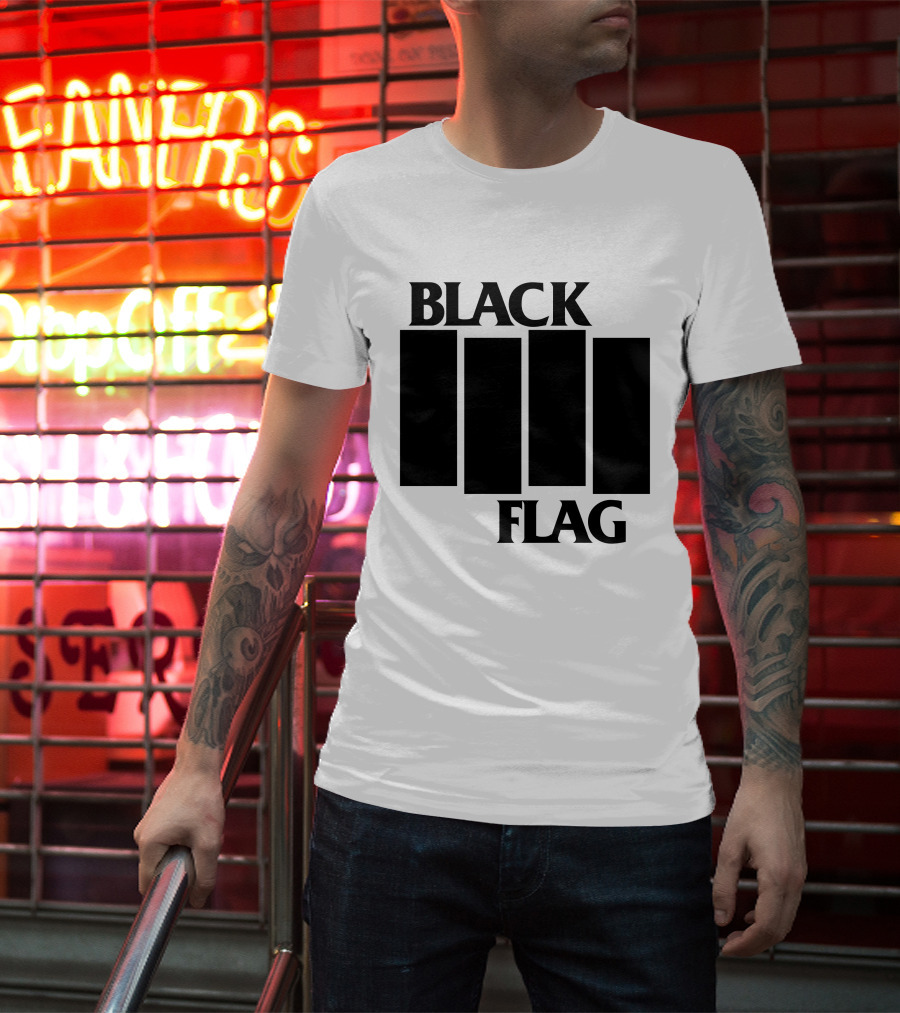 Bad Boy Chef John Goodman Black Flag T-Shirt