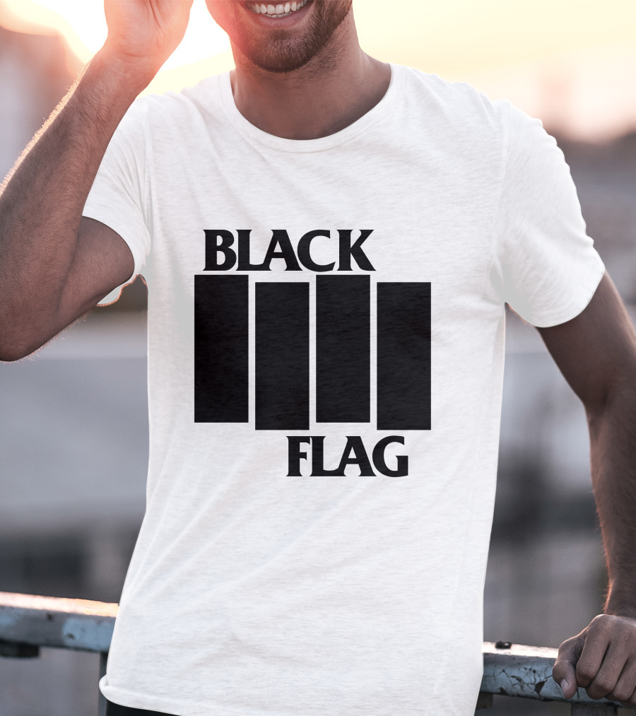 Bad Boy Chef John Goodman Black Flag T-Shirt