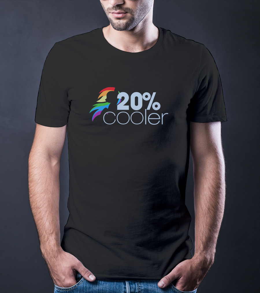 Bilbo Swaggins My Little Pony Rainbow Dash 20% Cooler T-Shirt
