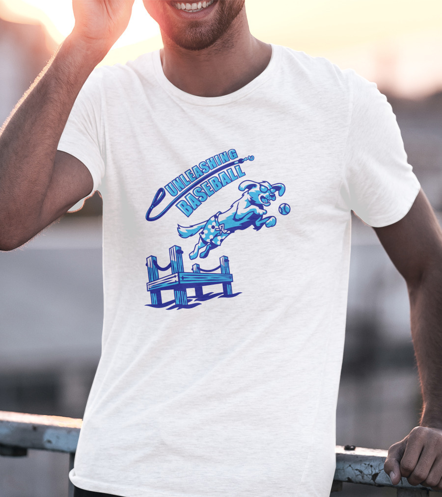 Unleashing Baseball Jay Matz Lake Country Dockhounds T-Shirt