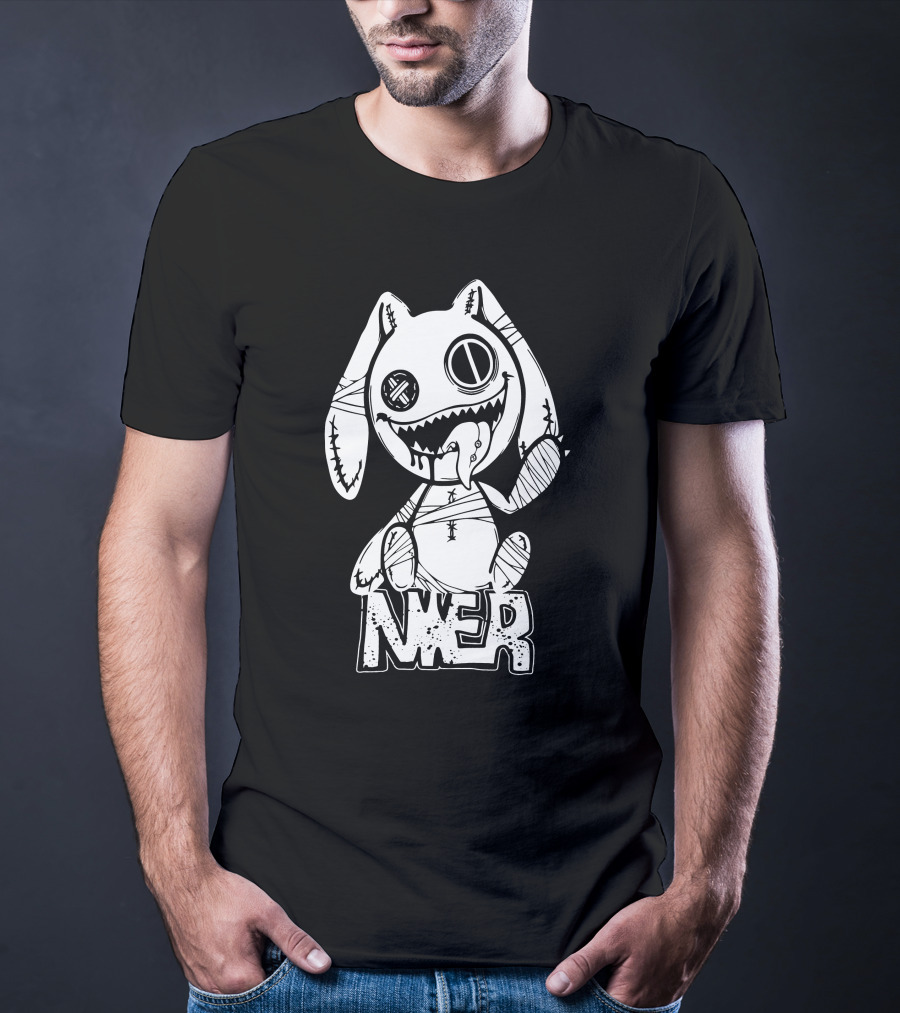 Nier Automata Scariest Rabbit Graphic Nier Tokyo Shop T-Shirt