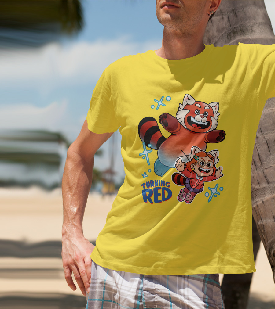 Turning Red Mario Bros 3 Redz The Artist T-Shirt