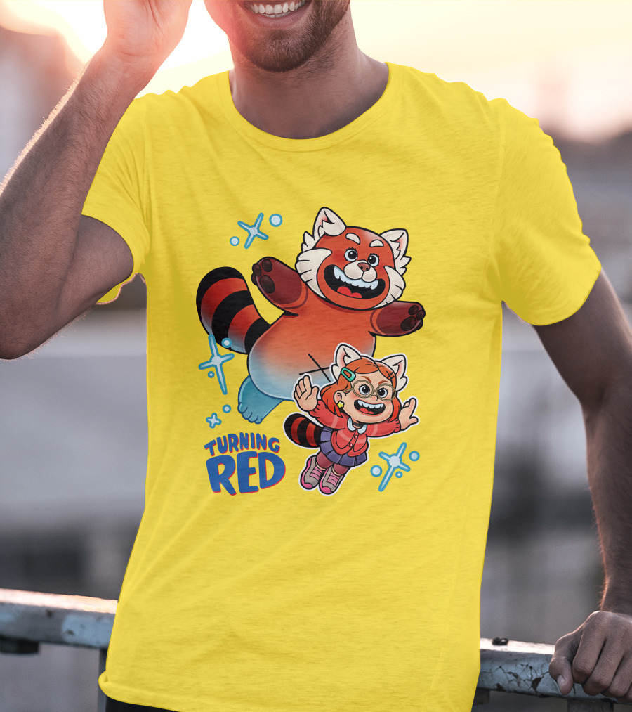 Turning Red Mario Bros 3 Redz The Artist T-Shirt