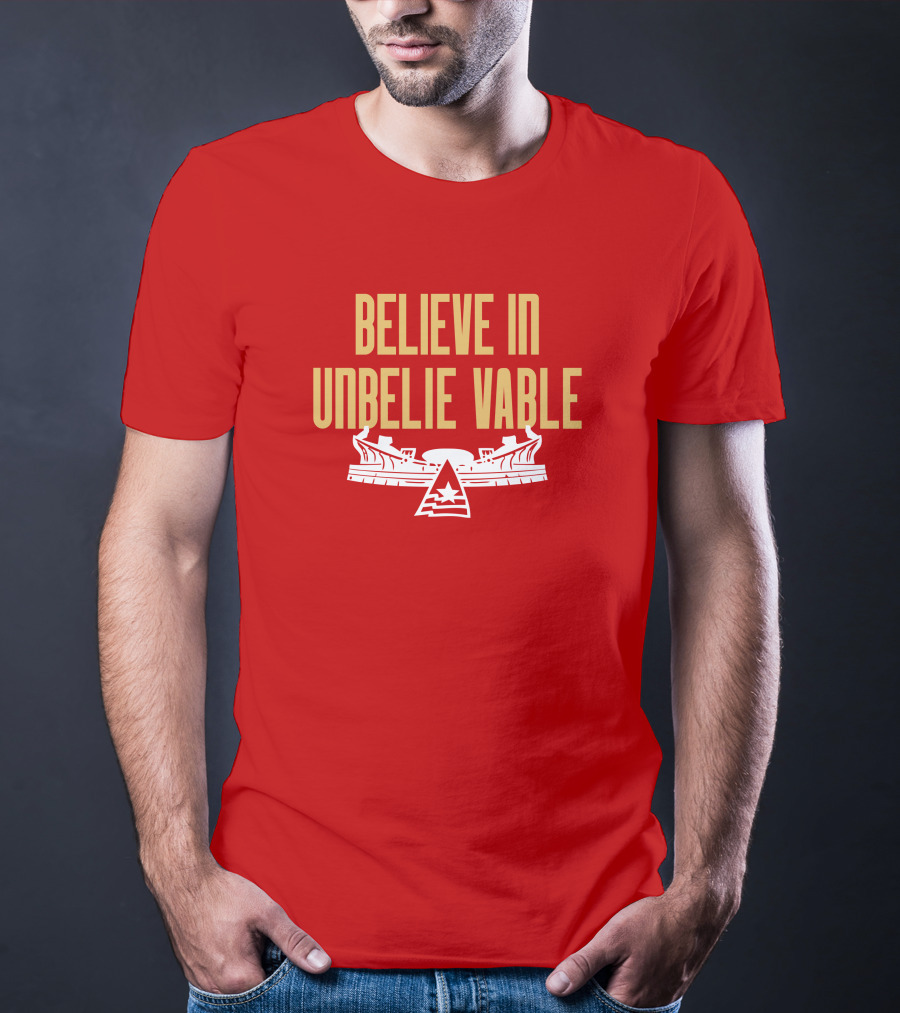 Ronald Jones Chiefsaholic Believe In Unbelievable T-Shirt