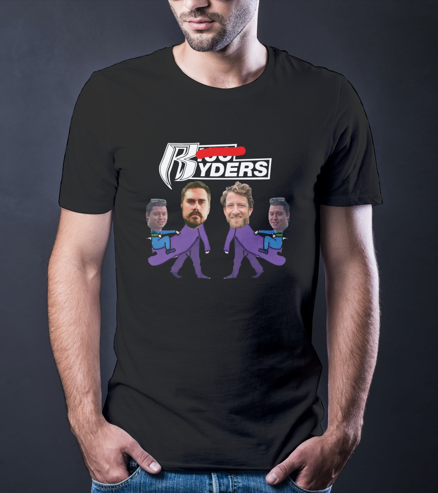 Rico And Martymush Ryder Logo Parody Ryders T-Shirt