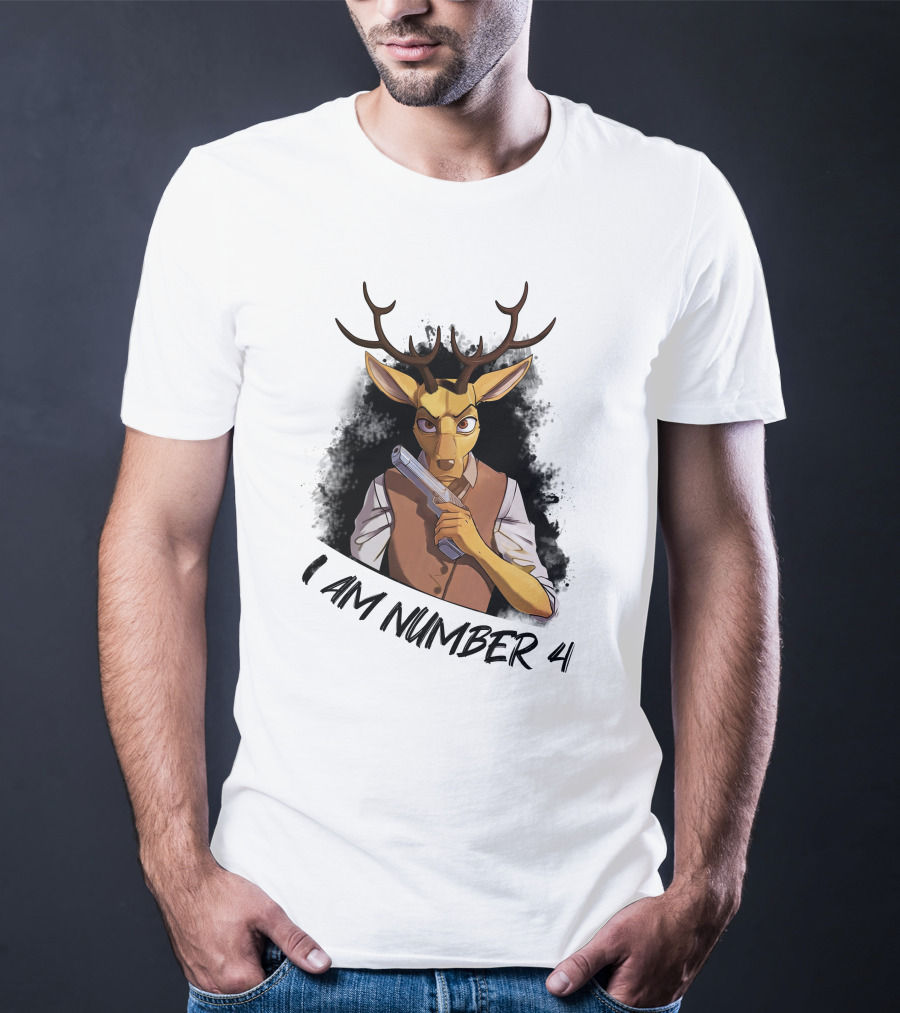 I Am Number 4 Deer Beastars Louis Luisthefoxxo T-Shirt