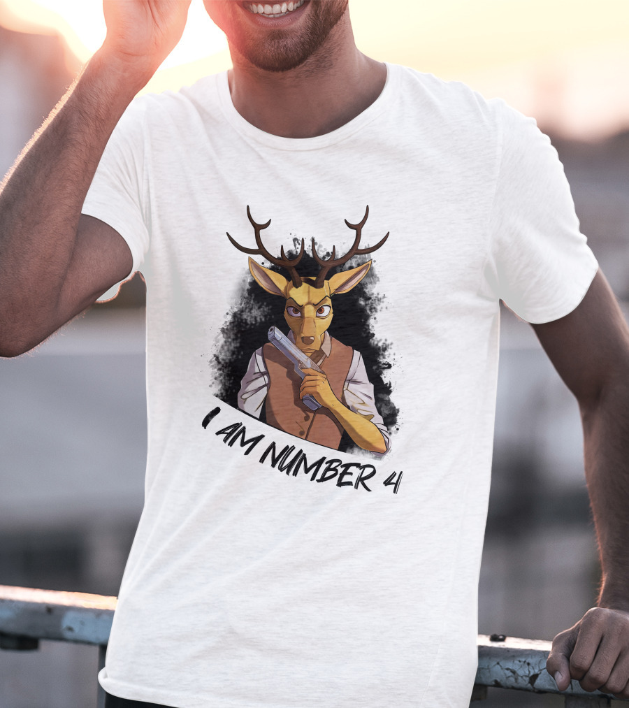I Am Number 4 Deer Beastars Louis Luisthefoxxo T-Shirt