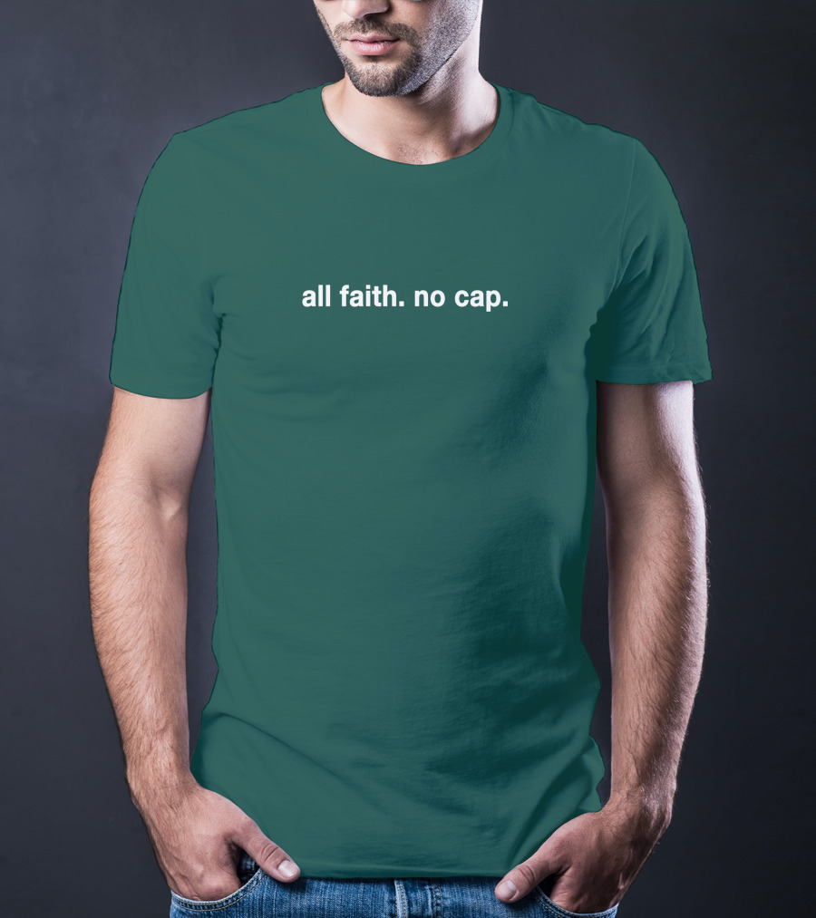 Frankie Luvu Panthers All Faith No Cap T-Shirt