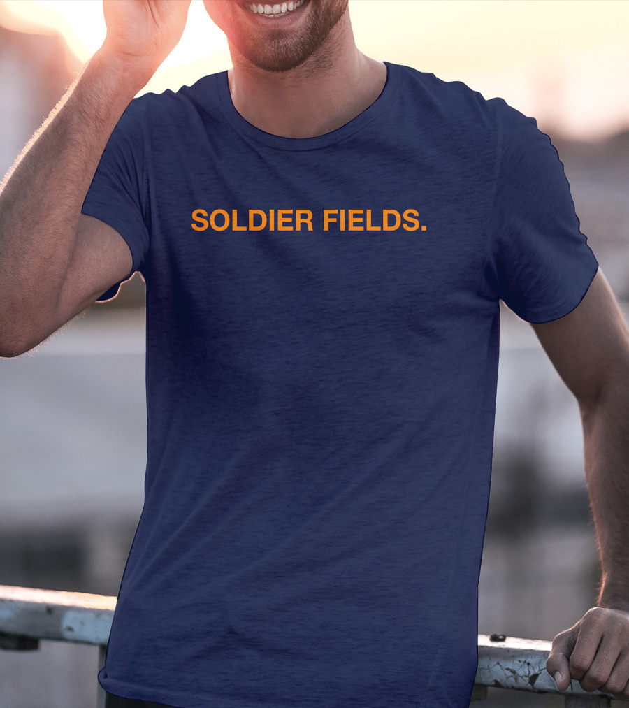 Soldier Fields Football Stadium Chicago Bears Inspiration T-Shirt