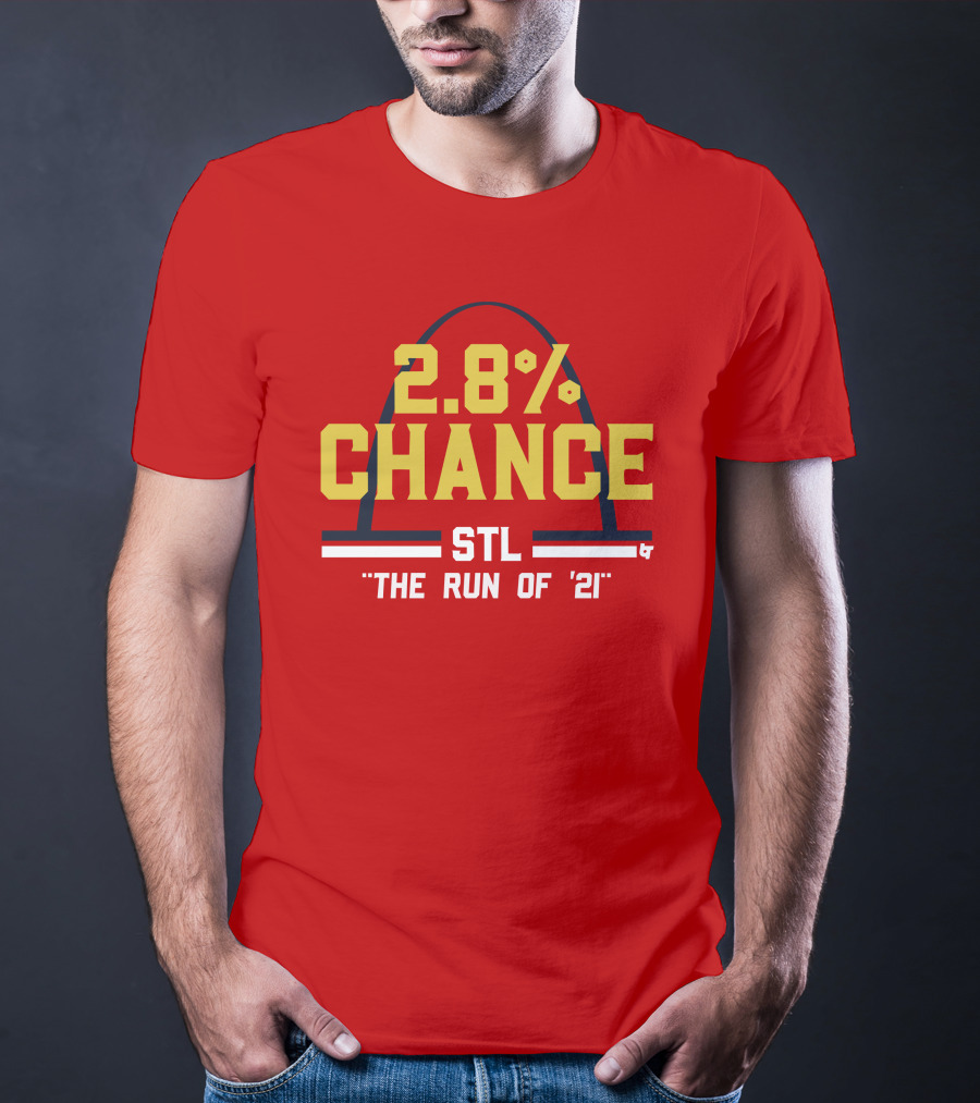 2.8% Chance STL The Run Of '21 T-Shirt